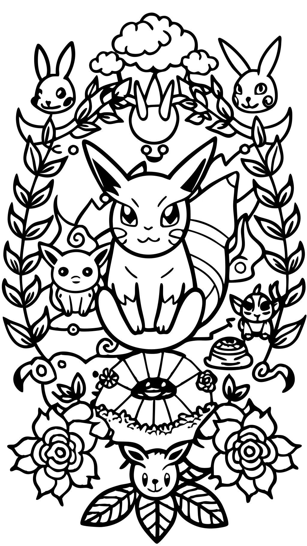 coloriages pour adultes pokemon